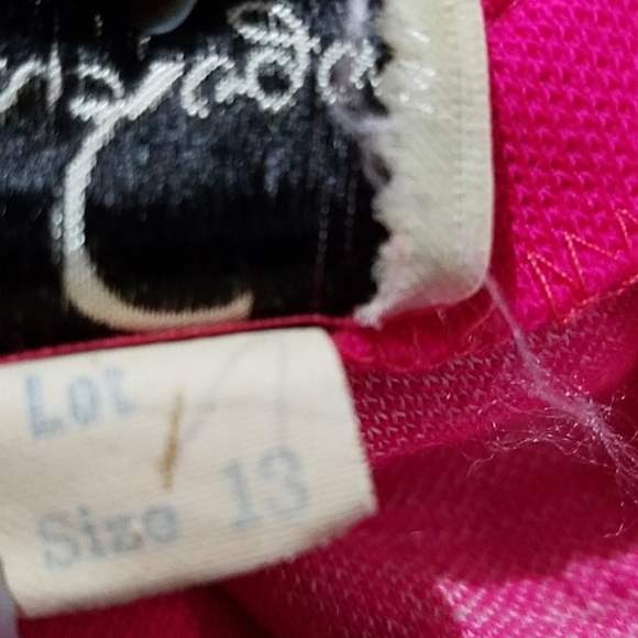 VINTAGE PINK WHITE POLK A DOT GO-GO DRESS RETRO ECLECTIC - Picture 14 of 15